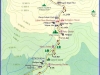 Carte Kinabalu Mont trek général