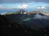 Et le Rinjani qui fume en bas